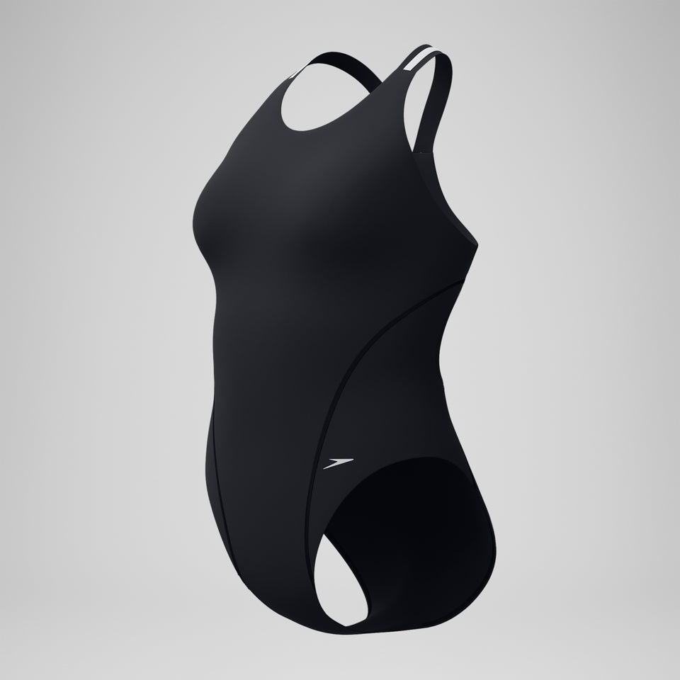 V Class Performance Back Swimsuit Black/Grey | Speedo