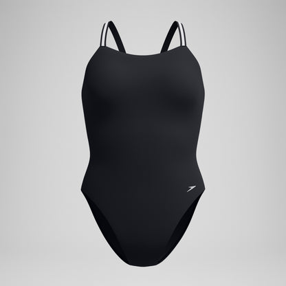 V Class Active Back Swimsuit Black/Grey | Speedo