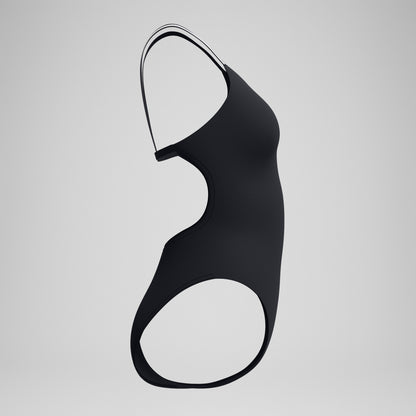 V Class Active Back Swimsuit Black/Grey | Speedo
