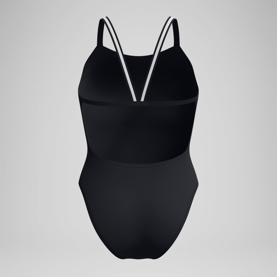 V Class Active Back Swimsuit Black/Grey | Speedo