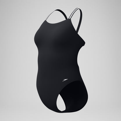V Class Active Back Swimsuit Black/Grey | Speedo