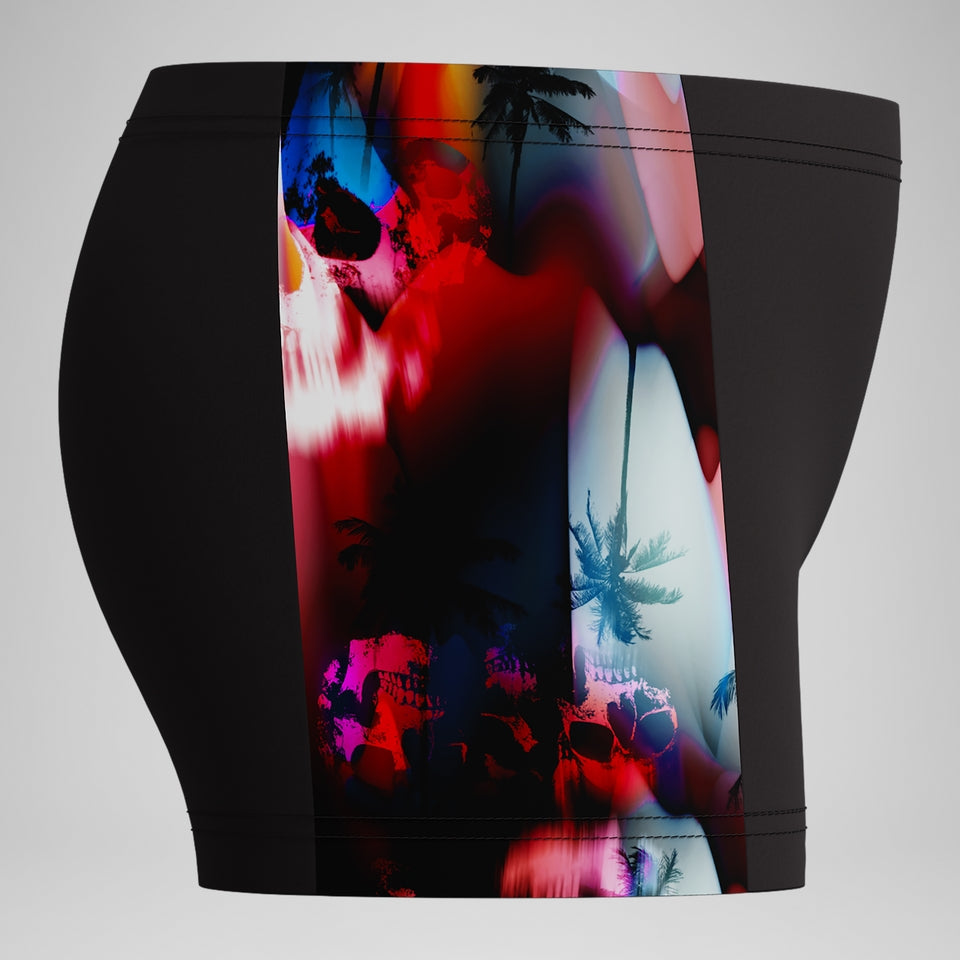 Boys' Digital Panel Aquashort Black | Speedo