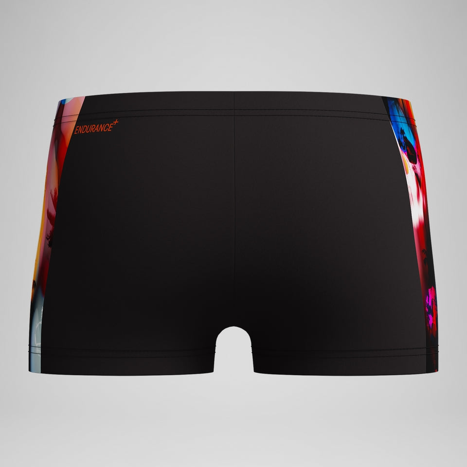 Boys' Digital Panel Aquashort Black | Speedo
