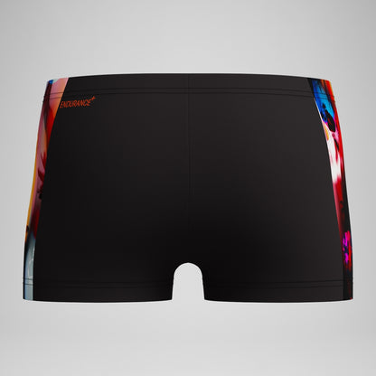 Boys' Digital Panel Aquashort Black | Speedo