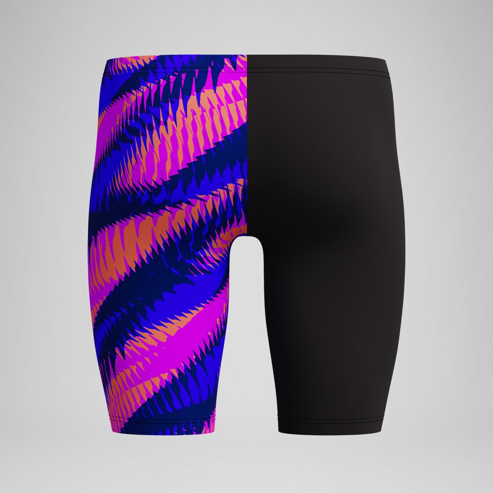 Boys' Club Training Printed Jammer Blue/Pink | Speedo