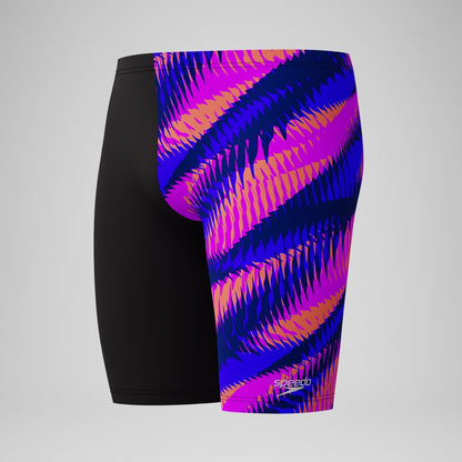 Boys' Club Training Printed Jammer Blue/Pink | Speedo