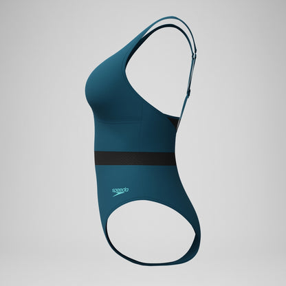 Shaping LuniaGlow Swimsuit DarkTeal/Black | Speedo
