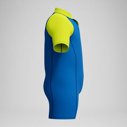 Boys' Learn to Swim Essential Neoprene Suit Blue/Yellow | Speedo