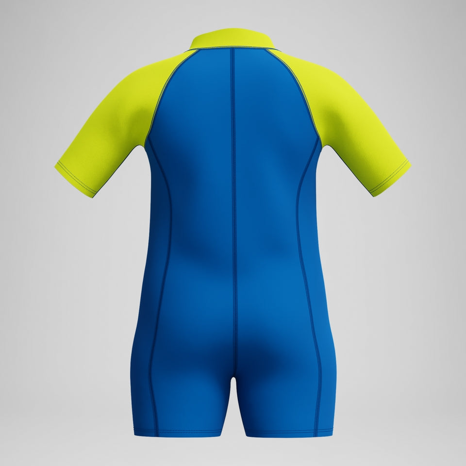 Boys' Learn to Swim Essential Neoprene Suit Blue/Yellow | Speedo