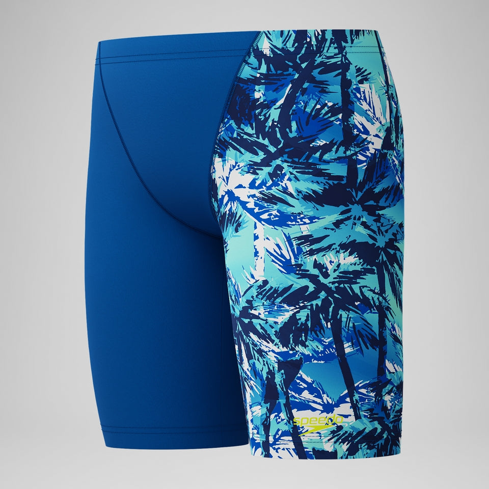 Boys' Printed V-Cut Jammer Blue | Speedo