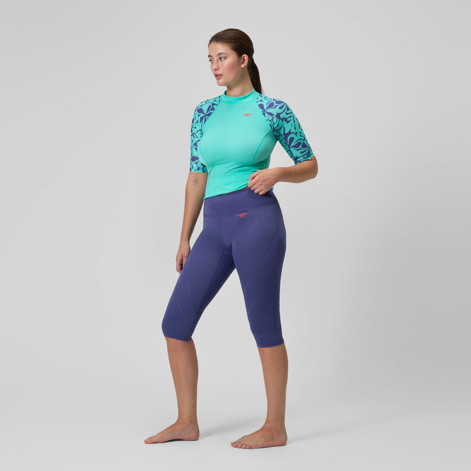 Panel 3/4 Pant Blue | Speedo