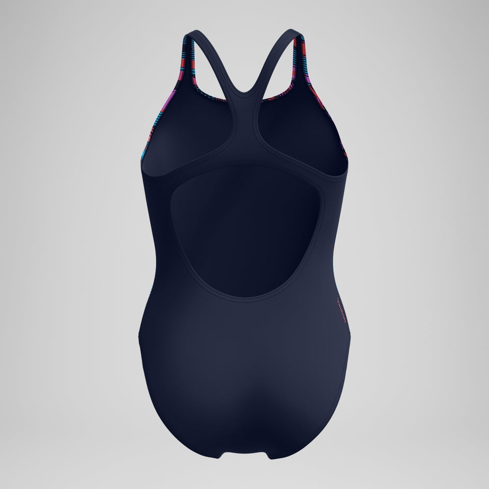 Digital Printed Medalist Swimsuit Blue/Pink | Speedo