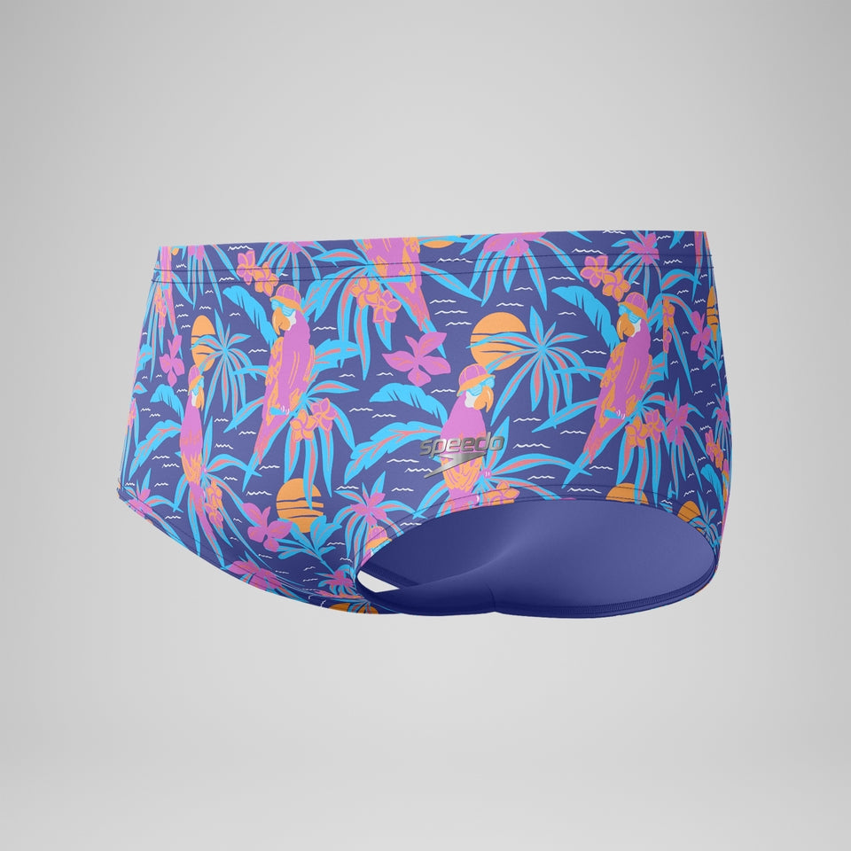 Club Training 13.5cm Printed Brief Navy/Pink | Speedo