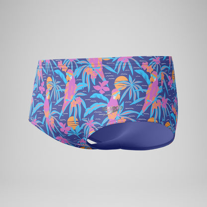 Club Training 13.5cm Printed Brief Navy/Pink | Speedo