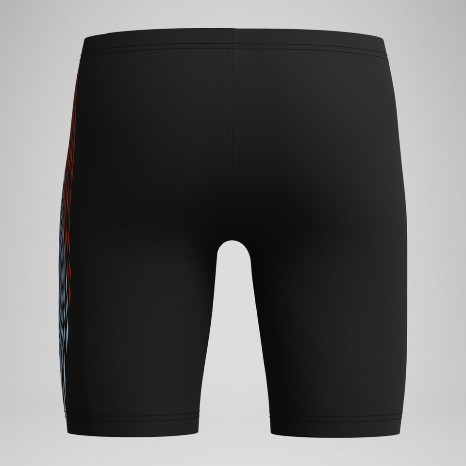Boys' Plastisol Placement Jammer Black/Red | Speedo
