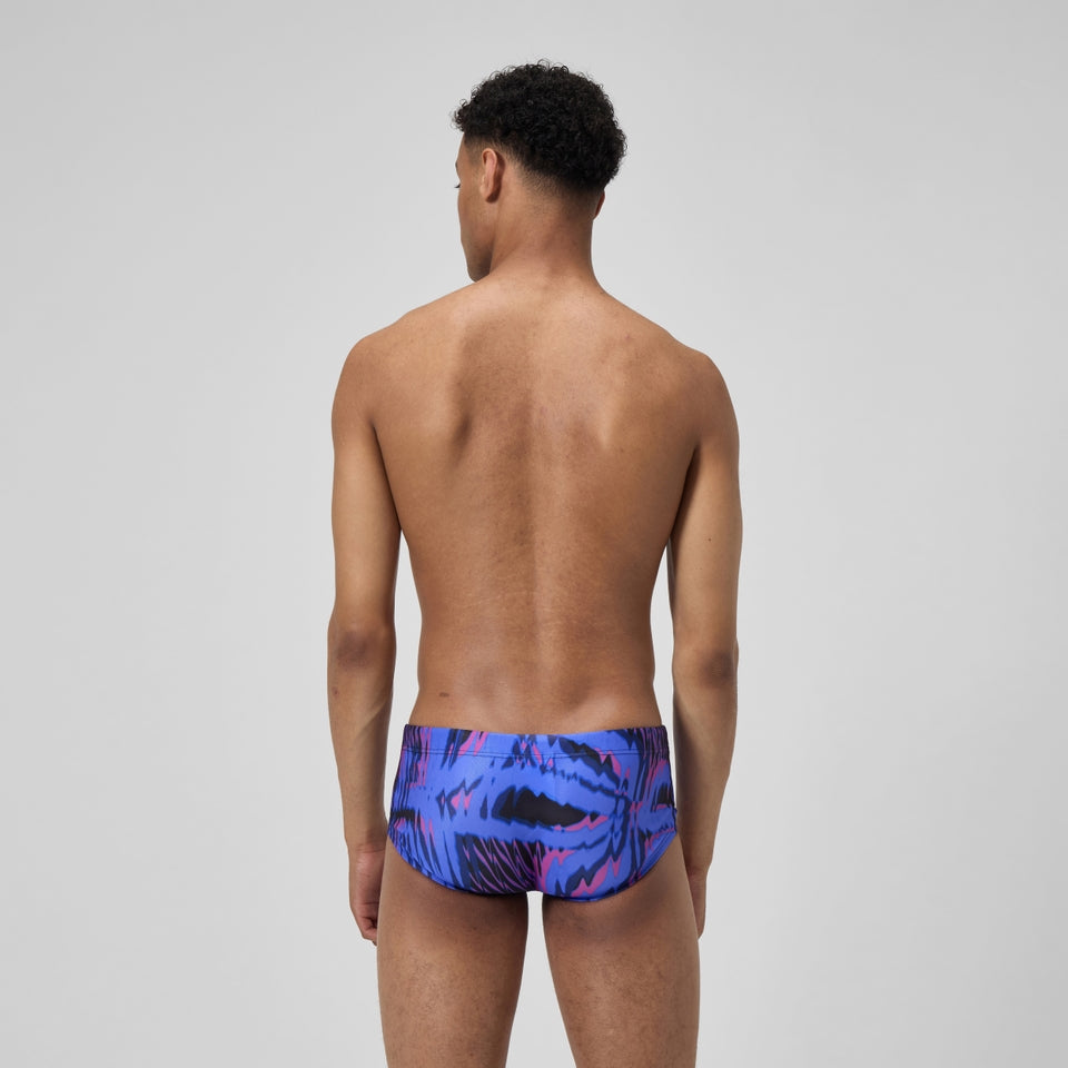 Club Training 13.5cm Printed Brief Blue/Pink | Speedo