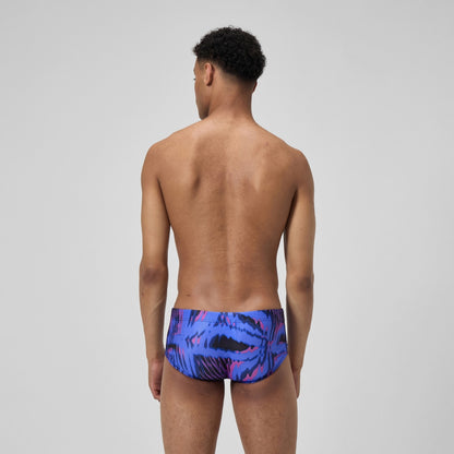 Club Training 13.5cm Printed Brief Blue/Pink | Speedo