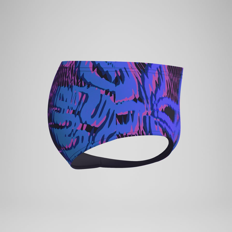 Club Training 13.5cm Printed Brief Blue/Pink | Speedo