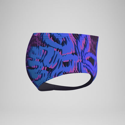 Club Training 13.5cm Printed Brief Blue/Pink | Speedo