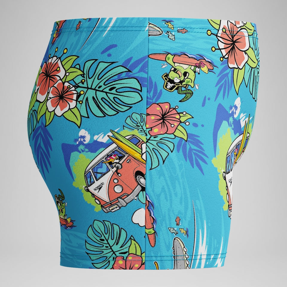 Boys' Learn to Swim Printed Aquashort Blue | Speedo