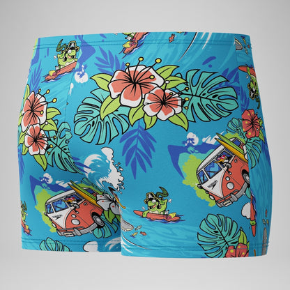 Boys' Learn to Swim Printed Aquashort Blue | Speedo