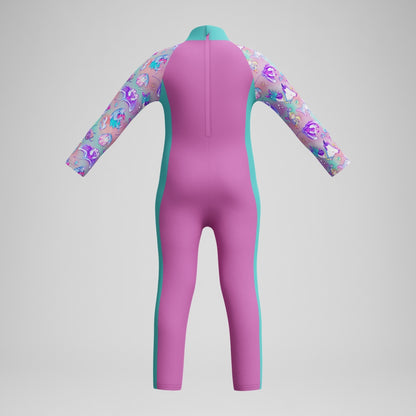 Infant Girls' Learn to Swim All-in-one Sun Suit Pink | Speedo