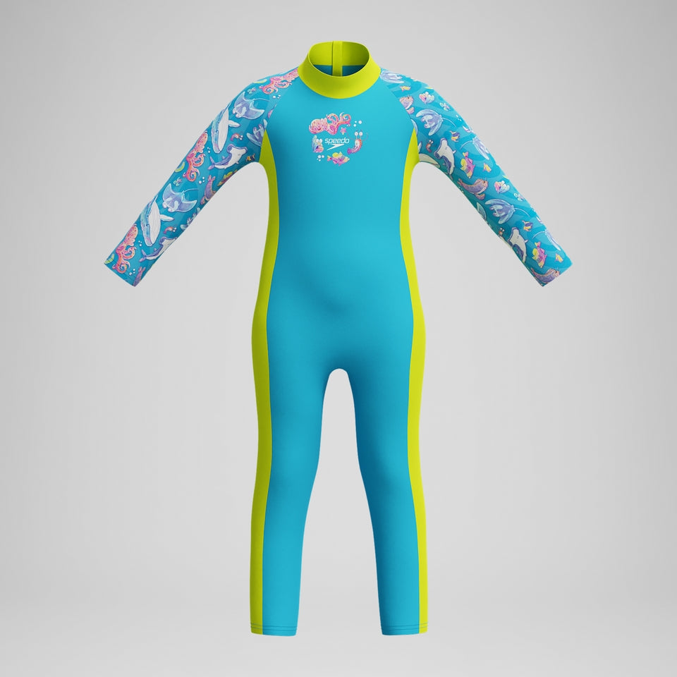 Boys' Learn to Swim Printed Blue/Yellow | Speedo