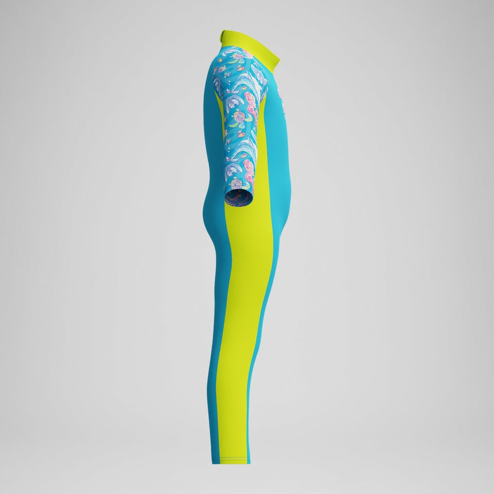 Boys' Learn to Swim Printed Blue/Yellow | Speedo