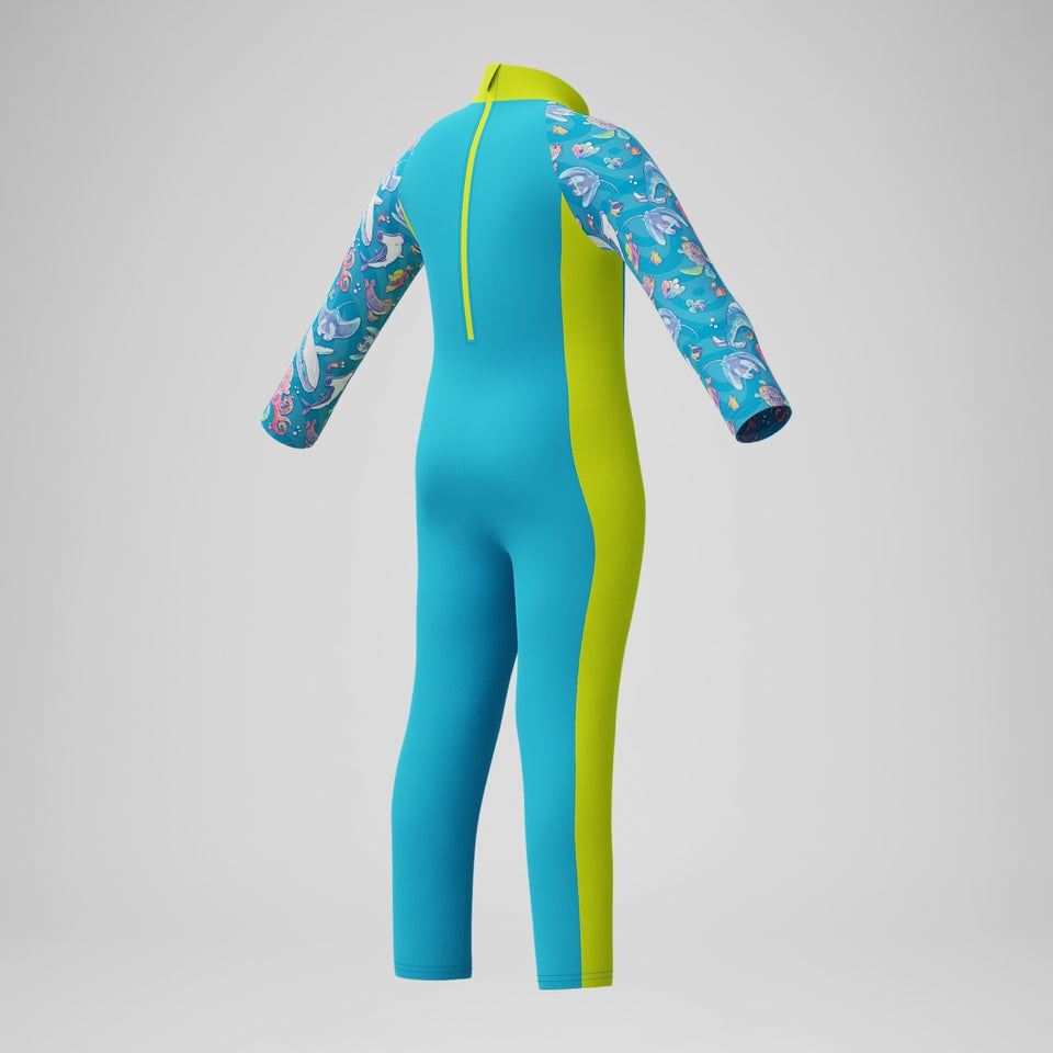 Boys' Learn to Swim Printed Blue/Yellow | Speedo