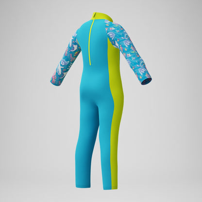Boys' Learn to Swim Printed Blue/Yellow | Speedo