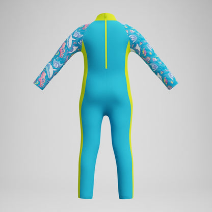 Boys' Learn to Swim Printed Blue/Yellow | Speedo