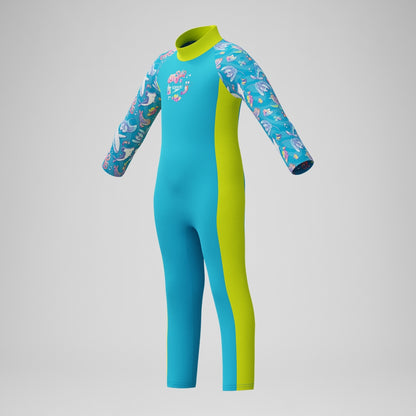 Boys' Learn to Swim Printed Blue/Yellow | Speedo