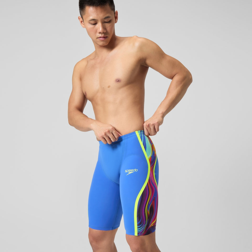 Fastskin LZR Pure Intent 2.0 High Waist Jammer Blue/Yellow/Red | Speedo