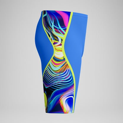Fastskin LZR Pure Intent 2.0 High Waist Jammer Blue/Yellow/Red | Speedo