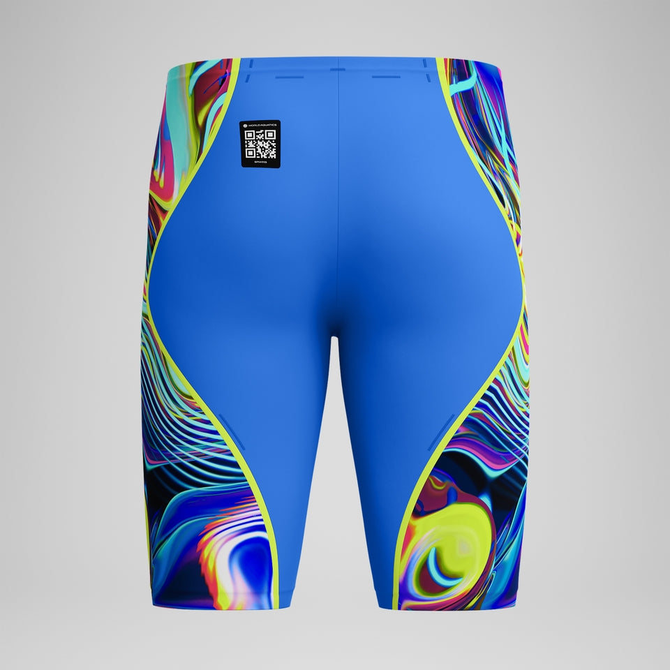 Fastskin LZR Pure Intent 2.0 High Waist Jammer Blue/Yellow/Red | Speedo