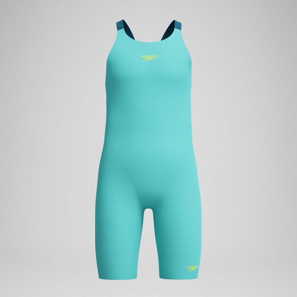 Girls' Fastskin Endurance+ Max Openback Kneeskin Turquoise | Speedo