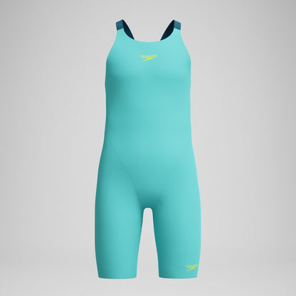 Girls' Fastskin Endurance+ Max Openback Kneeskin Turquoise | Speedo