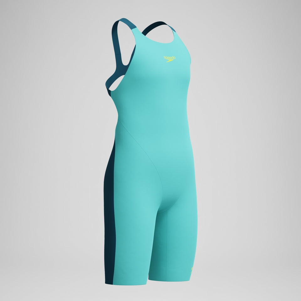 Girls' Fastskin Endurance+ Max Openback Kneeskin Turquoise | Speedo