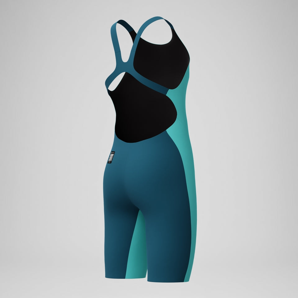 Girls' Fastskin Endurance+ Max Openback Kneeskin Turquoise | Speedo