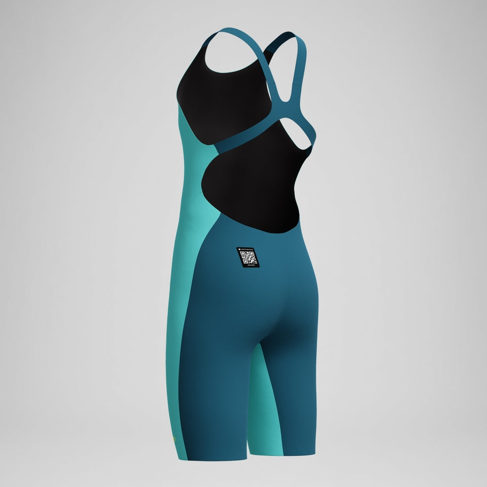 Girls' Fastskin Endurance+ Max Openback Kneeskin Turquoise | Speedo