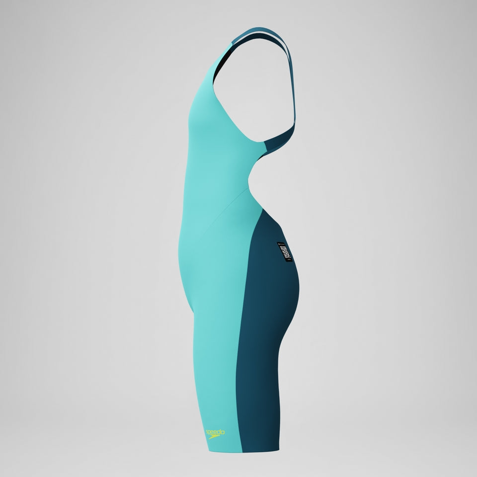 Girls' Fastskin Endurance+ Max Openback Kneeskin Turquoise | Speedo