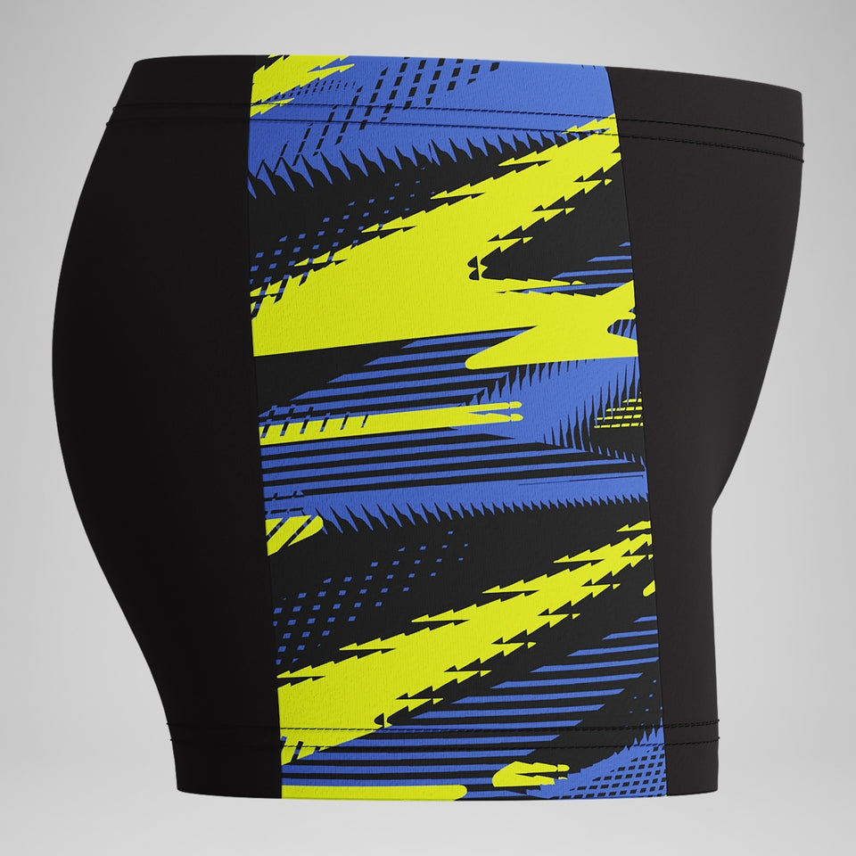 Boys' HyperBoom Panel Aquashort Black/Yellow | Speedo