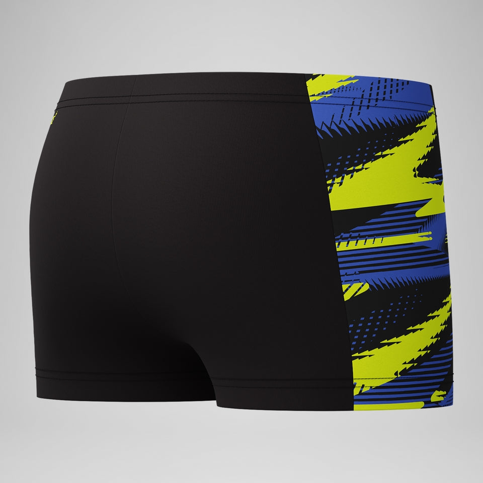 Boys' HyperBoom Panel Aquashort Black/Yellow | Speedo