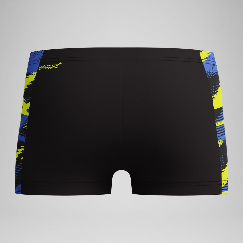 Boys' HyperBoom Panel Aquashort Black/Yellow | Speedo