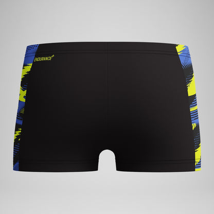 Boys' HyperBoom Panel Aquashort Black/Yellow | Speedo