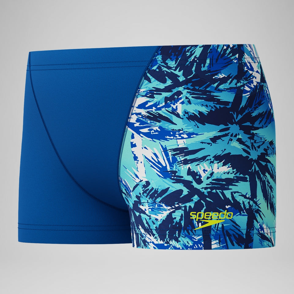 Boys' Printed V-Cut Aquashort Blue | Speedo