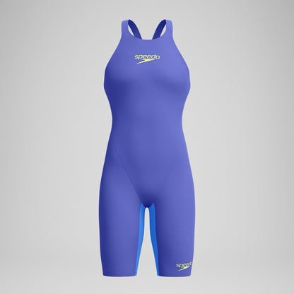 Fastskin LZR Pure Valor 2.0 Openback Kneeskin Blue/Purple | Speedo