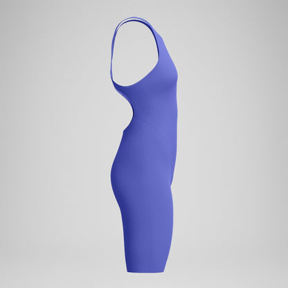 Fastskin LZR Pure Valor 2.0 Openback Kneeskin Blue/Purple | Speedo