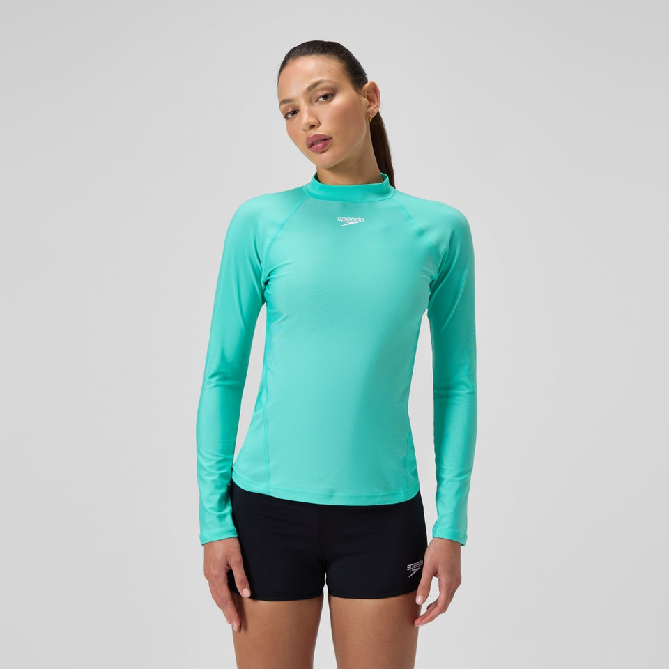 Long Sleeve Rash Top Turquoise | Speedo