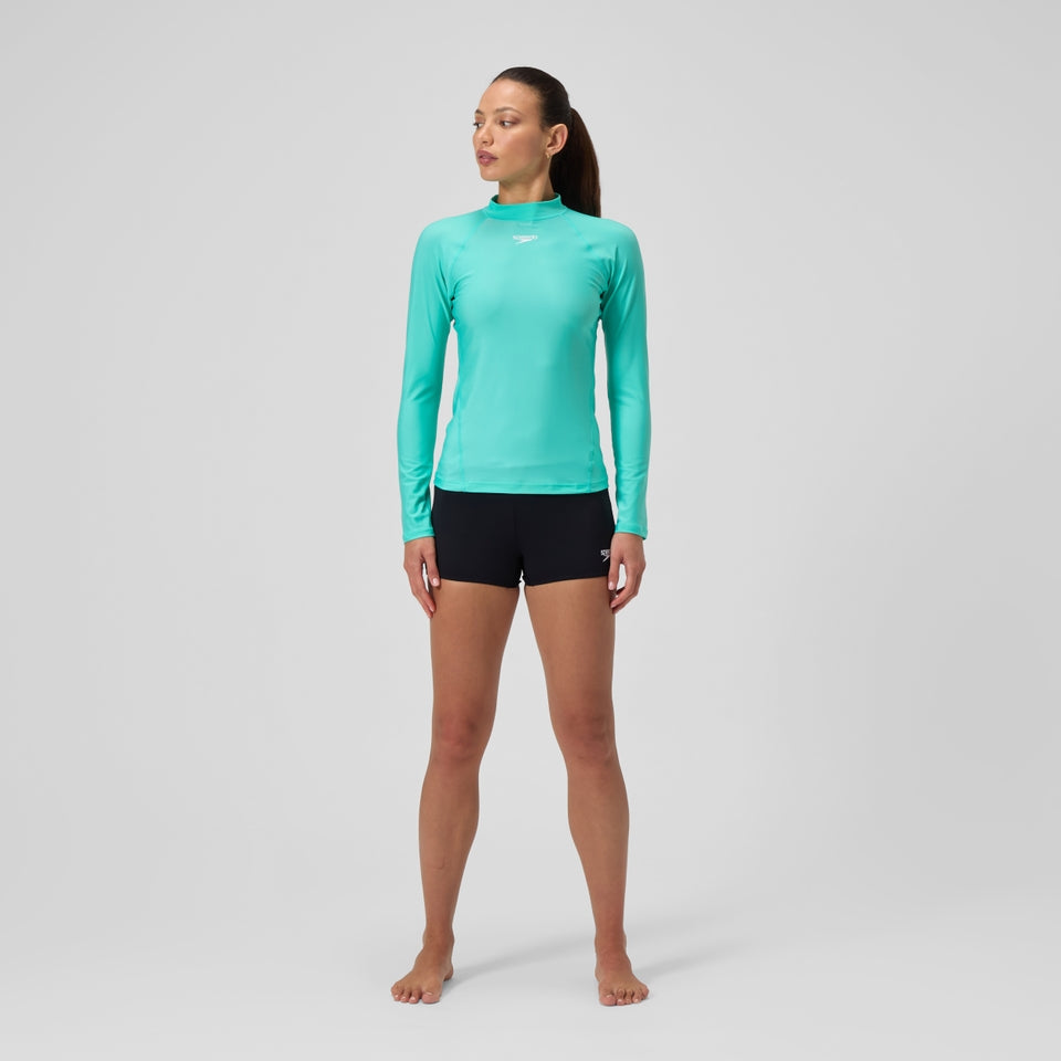 Long Sleeve Rash Top Turquoise | Speedo